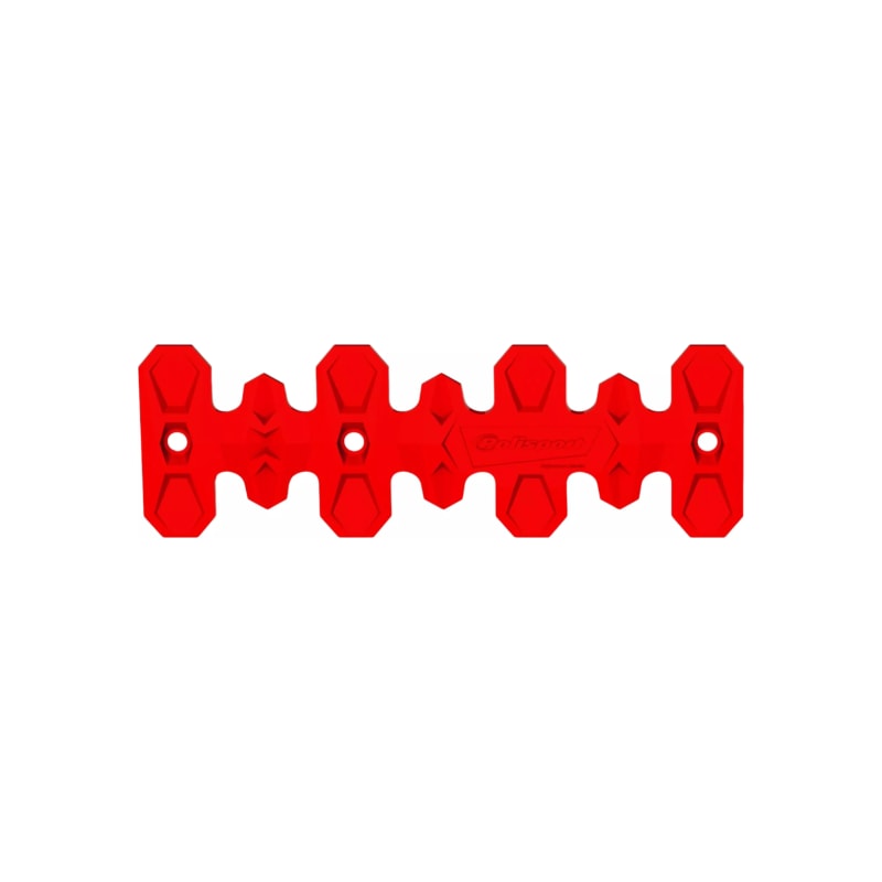 Osłona kolektora wydechu krótka 22 cm Polisport czerwony