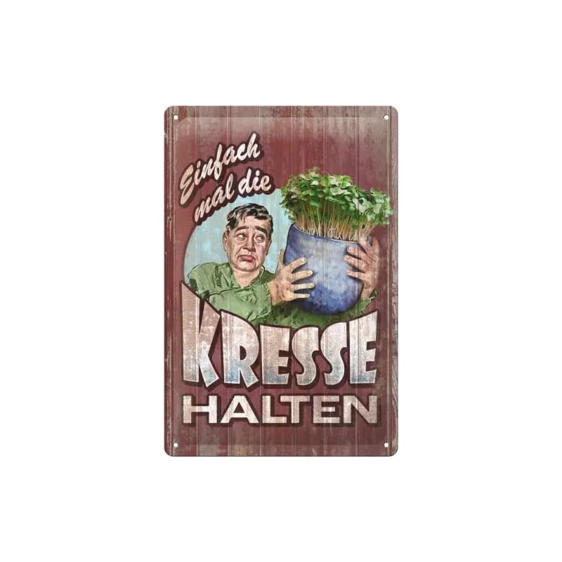 Plakat blaszany 20x30cm Kresse Halten Special