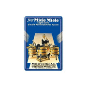 Pocztówka blaszana 14x10cm Miele-Nur Mie