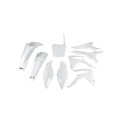 Komplet plastików UFO Honda CRF 250R 14-17 CRF 450R 13-16 z osłonami filtra biały