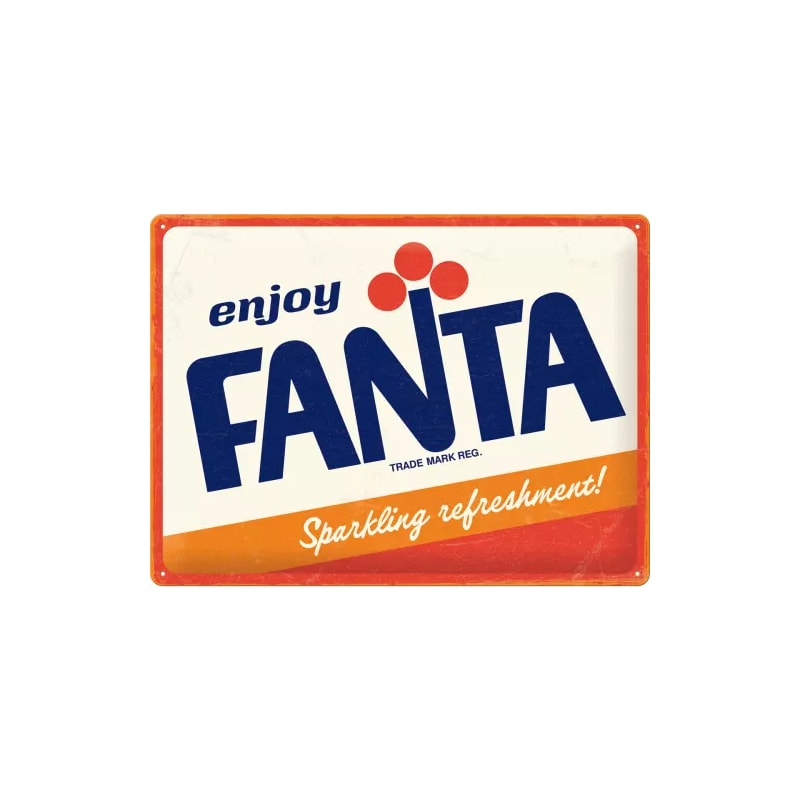 Plakat blaszany 30x40cm Fanta Logo Special