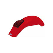Błotnik tył UFO uniwersalny Enduro ze światłem 50 80 125 75-79 czerwony