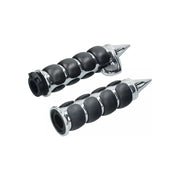 Manetki Chopper Spike HLP + tempomat uniwersalne 22mm chrom