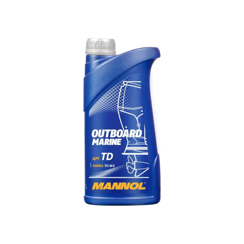 Olej silnikowy 2T Mannol Marine TC-W3 API TD Półsyntetyczny 1l