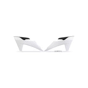 Osłony chłodnicy UFO KTM SX-F 250 350 450 SX 125 250 300 2023 biały