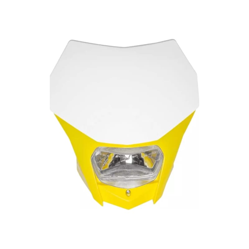 Lampa owiewka przód Circuit Bagus żółto-biały