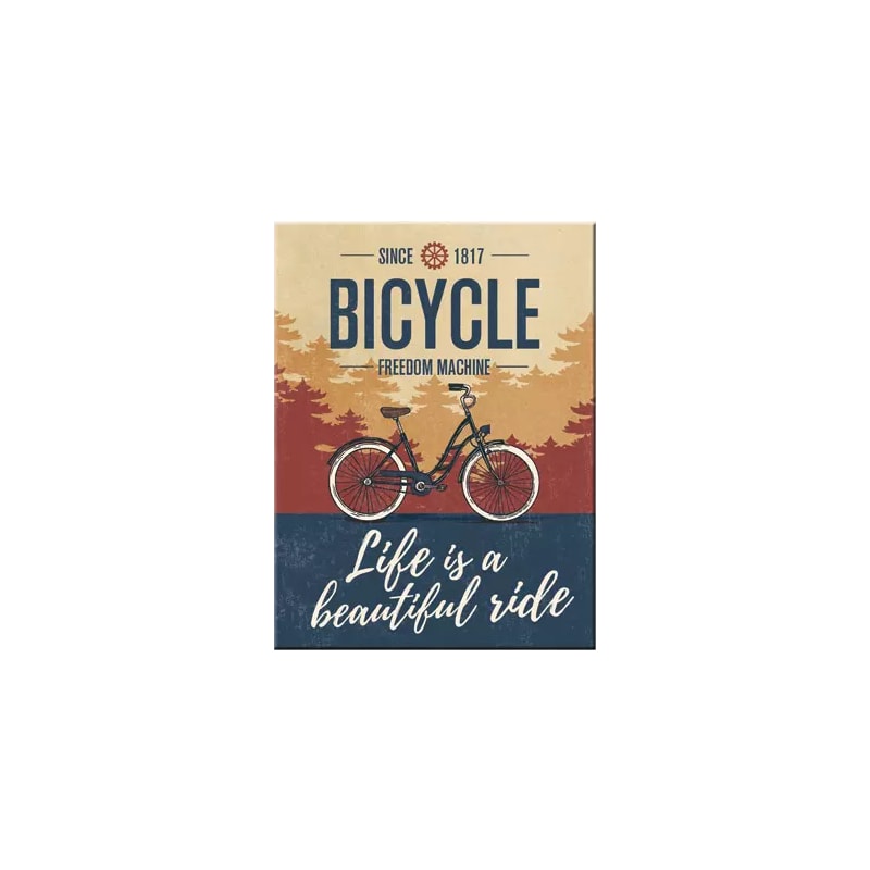 Magnes na lodówkę 6x8cm Bicycle-Beautiful Ride