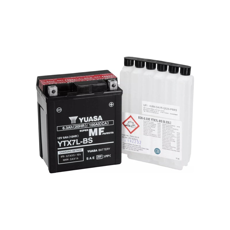 Akumulator bezobsługowy 12V 6Ah Yuasa YTX7L-BS