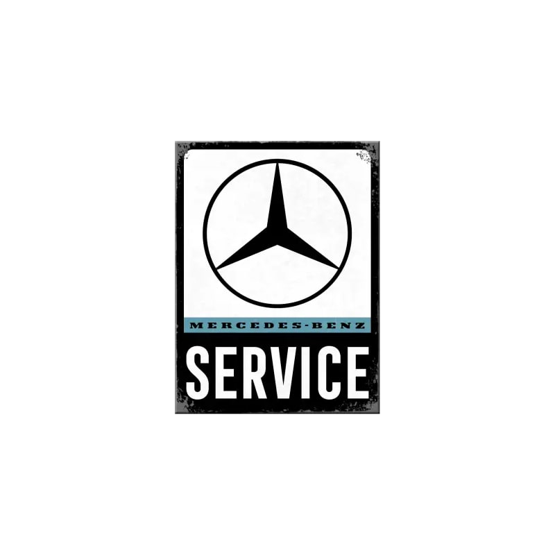 Magnes na lodówkę 6x8cm Mercedes-Benz Service