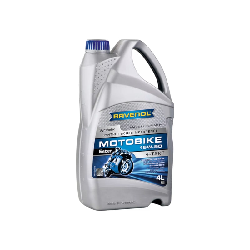 Olej silnikowy Ravenol Motobike 4T Ester 15W-50 Syntetyczny 4l