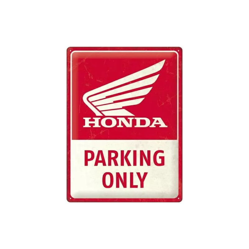 Plakat blaszany 30x40cm Honda MC Parking Only