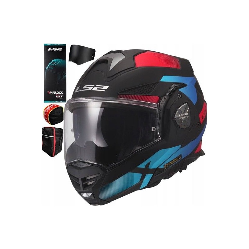 KASK LS2 FF901 ADVANT X NOVA BLACK - RED