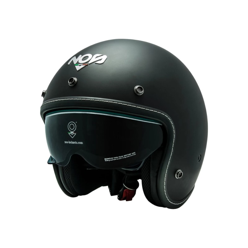 Kask NOS NS-1 - OPEN FACE BLACK