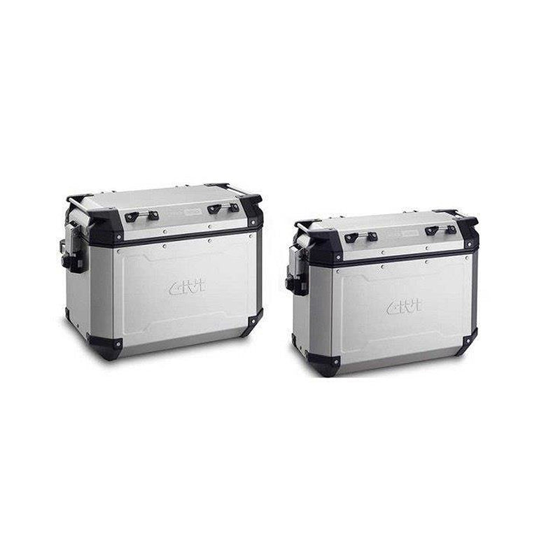 Zestaw Kufrów Bocznych Givi Trekker Outback 48L/37L Aluminiowy (Asymetryczne)
