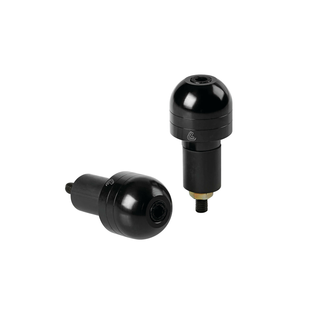 LAMPA Uniwersalne ciężarki kierownicy 17/23 mm - czarny