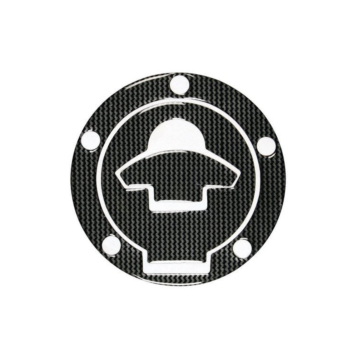 LAMPA Osłona wlewu paliwa - Carbon - Ducati (5 otworów)