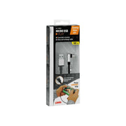 LAMPA Przewód Usb 90 ° > Micro Usb - 100 cm - czarny