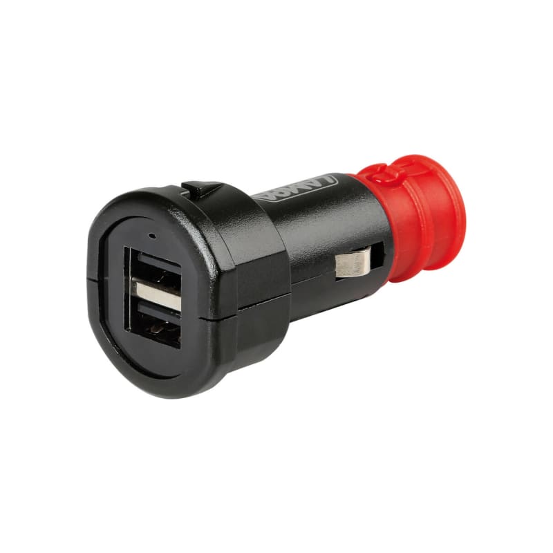 LAMPA Uni-Tech, uniwersalna ładowarka z 2 portami USB - szybkie ładowanie - 2700 mA - 12/32 V