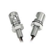 LAMPA Śruby led, niebieskie światło, 2 szt - aluminium